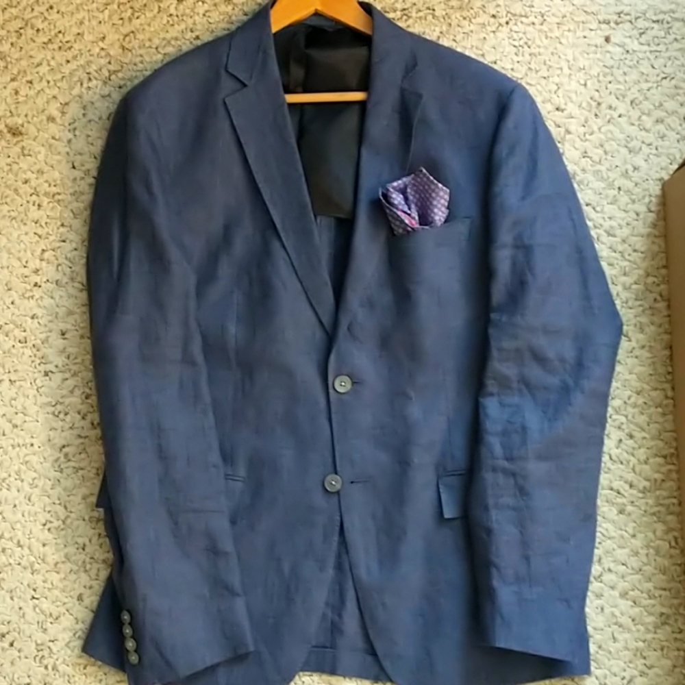 Ryan Seacrest Linen Blazer